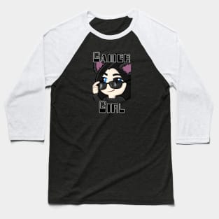 Gamer Girl, Wolf Girl Shade. Twitch streaming emote Baseball T-Shirt